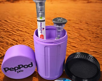 Mounjaro KwikPen PepPod – Modular 3D-Printed Peptide Organizer with Ice Pack