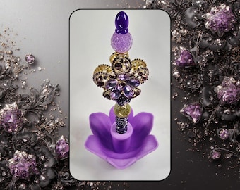 Tulip Flower Fancy Pen Stand for Rhinestone and Beadable Pens