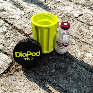 Förvaring av 10 ml insulinflaskor - DiaPod MICRO - Den främsta modulära lösningen för diabetesförråd