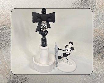 Steamboat Willie Pen Stand for Rhinestone and Beadable Pens (Unpainted)