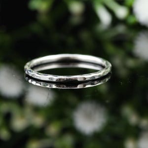 Solid Silver Band 925 Sterling Silver Ring, Silver Ring, Engagement Ring, Wedding Ring, Statement Ring, Handmade Ring, Irregular Ring,