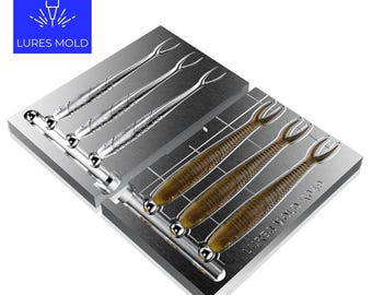 Moule De Pêche Manns – Twister 3,9 Pouces – Faire Soi-même Leurres Souples – UK