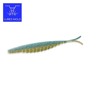 Bait DIY Fishing Mold Soft Plastisol Swimbait K042 5inch