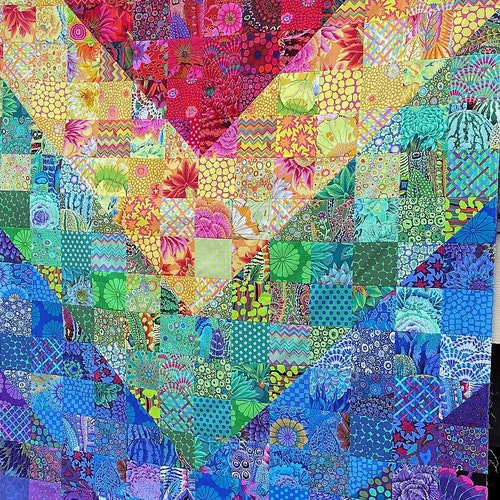 Folk Flower Quilt Pattern Designed by Anna Maria Horner Etsy