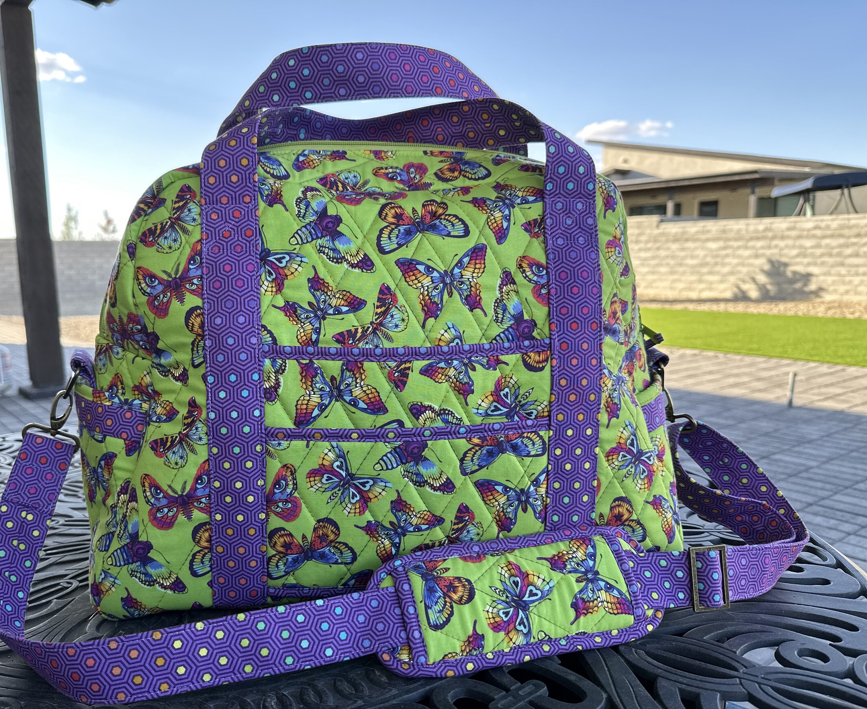 Byannie Ultimate Travel Bag KIT Featuring Tula Pink Daydreamer and True