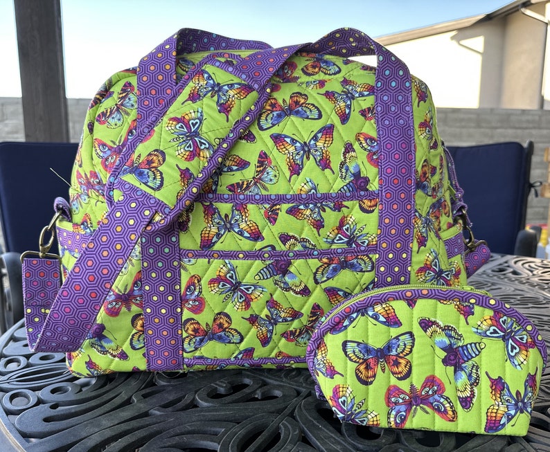 Byannie Ultimate Travel Bag KIT Featuring Tula Pink Daydreamer and True