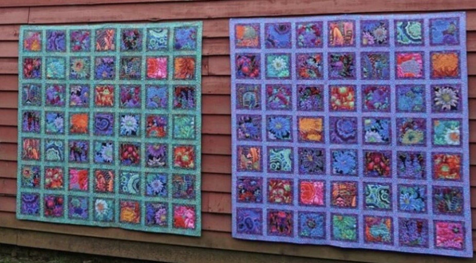 Jewel Frame Quilt Kit Featuring Kaffe Fassett Collective Etsy