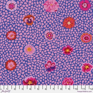 Kaffe Fassett Collective Fabric, Guinea Flower GP059.BROWN (sold by the 1/2 yard)