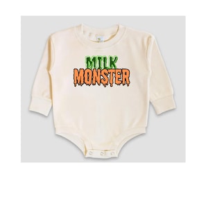 Milk Monster Baby Halloween onesie