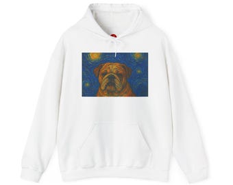 Kopie des künstlerischen Dackel-Gogh-Hoodies