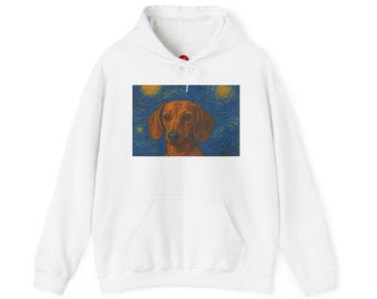 Künstlerischer Dackel Gogh Hoodie