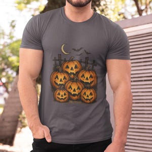 Halloween Pumpkin Patch Shirt, Soft Bella+Canvas Shirt, Halloween Pumpkin Shirt, Spooky Pumpkins Shirt, Jack O Lantern Shirt, Spooky Tops
