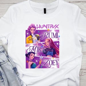 Huntrix Kpop Demon Hunters PNG SVG, Kpop Idol Group Shirt design,Girl Dinner Png,Saja Boys Girls Bands Png,Huntrix fans,Digital Download image 5