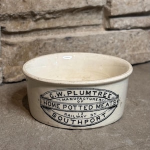Plumtree Potted Meat Pot - Etsy