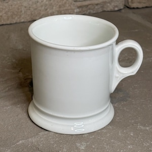 Antique White Porcelain Shaving Mug
