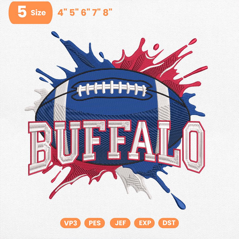 Buffalo Bills NFL Logo Patch - "4 Established 1960" Football Team Collectible
