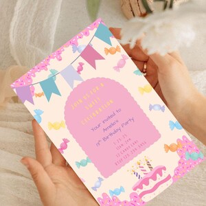 Sweet Birthday Party Invite Template