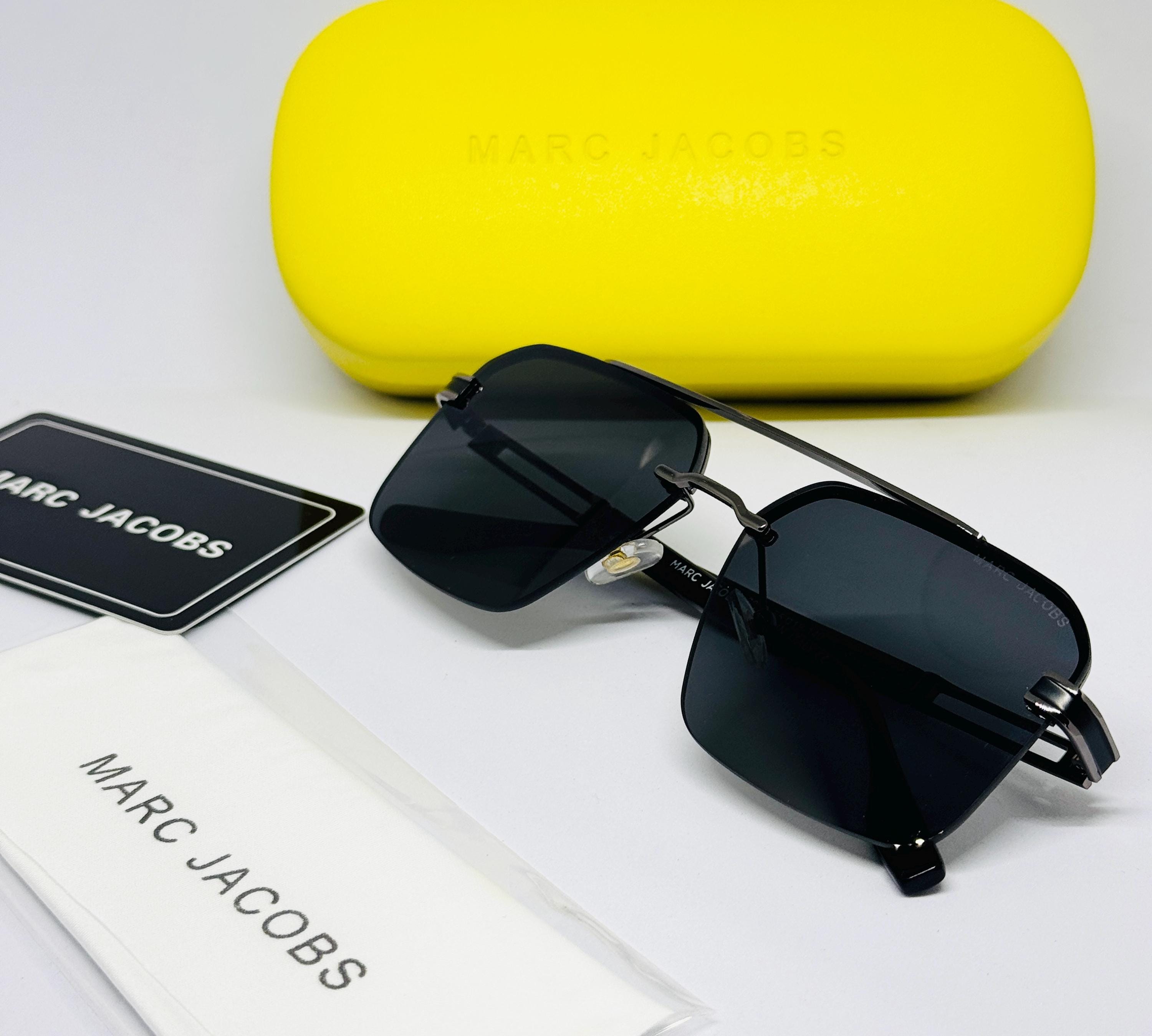 Marc Jacobs Sunnies & Fashion Glasses with Hardshell Leather Case Marc Jacobs Marc 712/S Shield Sunglasses | Fashion Eyewear US main image 2