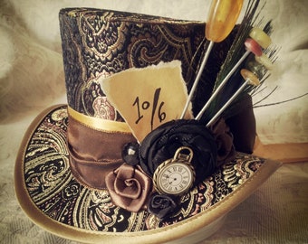 Chapeau Haut-de-Forme Avec Oreilles De Chat - Style Steampunk - Pour Enfants Et Adultes - Noir - Polyester