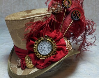 LIHUA 25cm (9.8 inch) Steampunk / Mad Hatter Top Hat Victorian