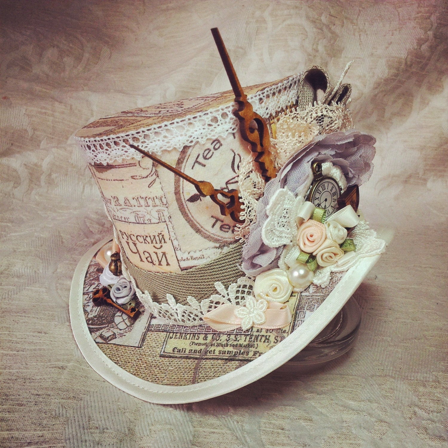 Steampunk Wedding Hat Wedding Hat Alice Tea Party Steampunk Etsy