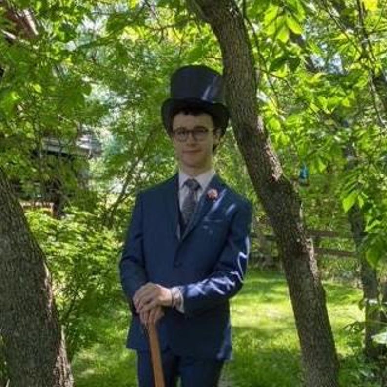Handmade Black Top Hat: Velvet Flocked Taffeta, Formal Wear for Races and Weddings image 11