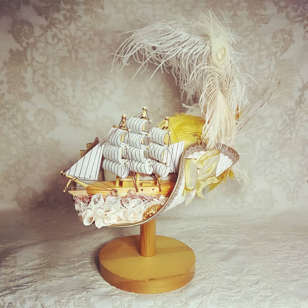 Pirate Tricorn, Pirate Hat, Pirate Ship Hat, Steampunk Hat