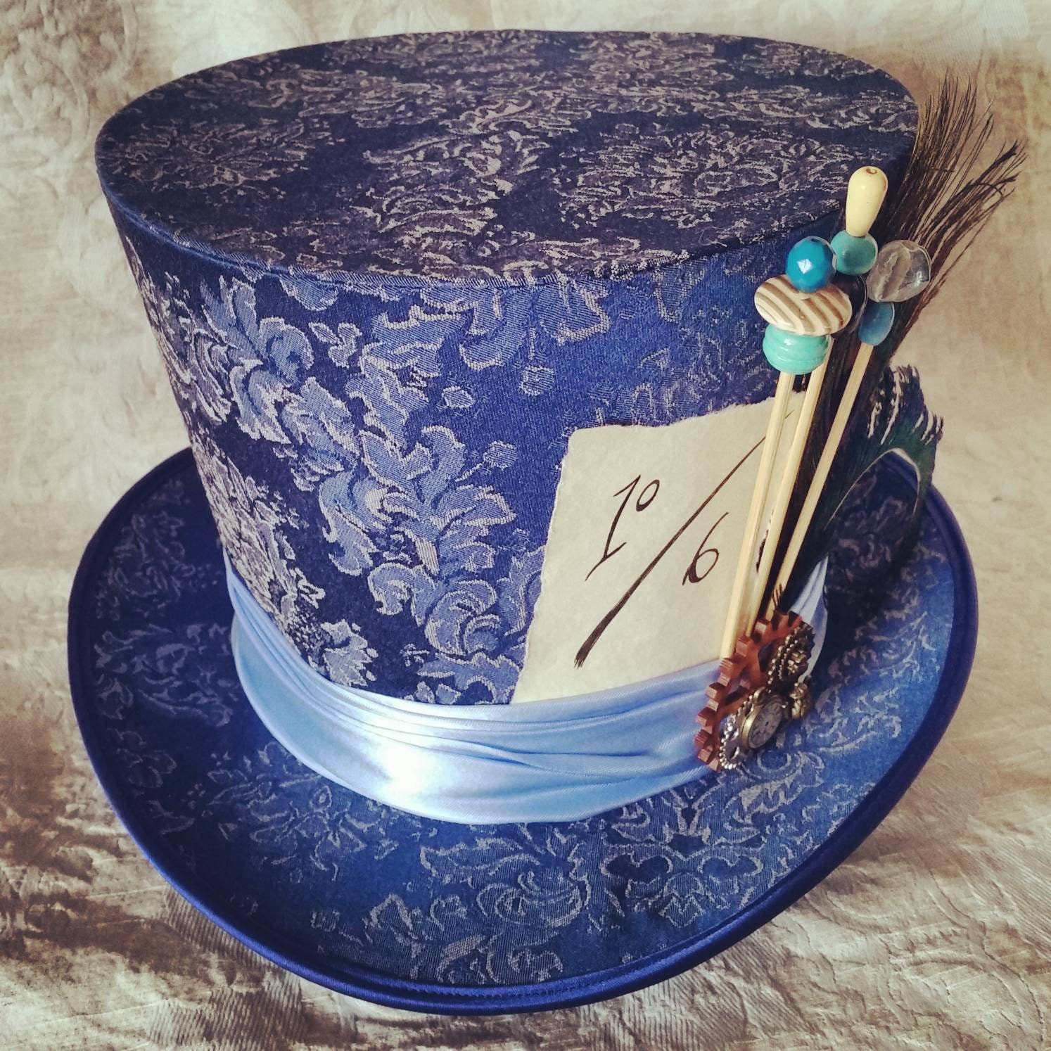 Custom Steampunk Mad Top Hat, Cosplay Costume, Parade Hat, image size:1494x1494