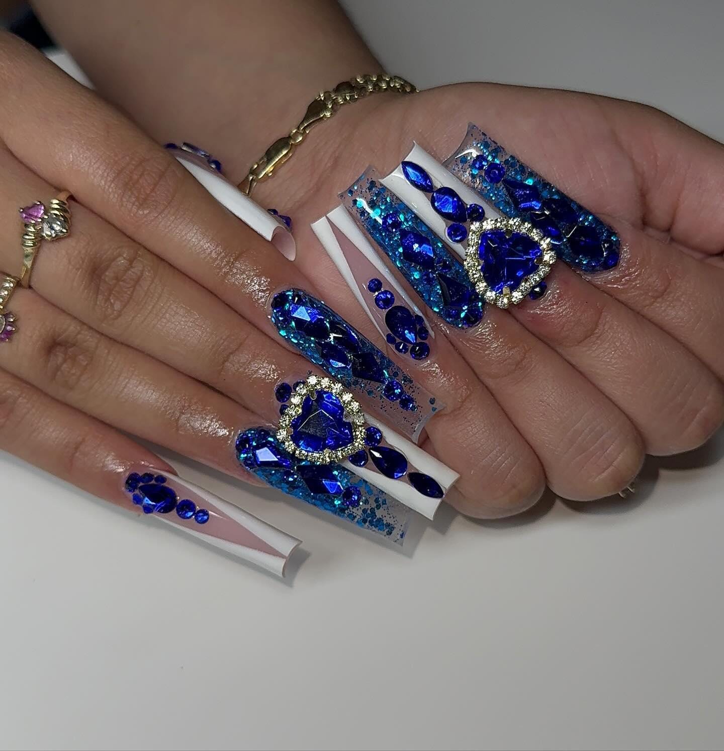 royal blue dress nail color Nails 111725-1 1st Birthday Dress For Color:Ivory/Pink Print*