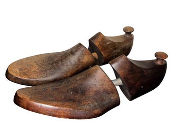 Antike Holzschuhform | Massivholz Schuhform | C S Pierce Co Brockton Mass