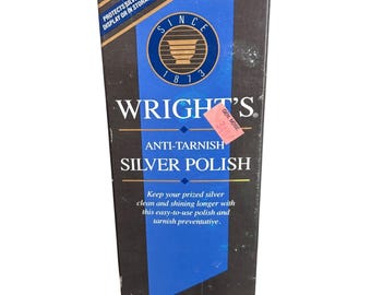 Vintage Wright's Anti Tarnish Silver Polish Cleaner | Discontinued | 70% Full