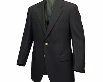 Vintage 90s Burberrys Double Breasted Wool Mohair Blazer Designer