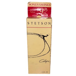 Stetson Cologne for Men 2.5 fl oz Eau de Toilette Spray Original Vintage Bottle image 1