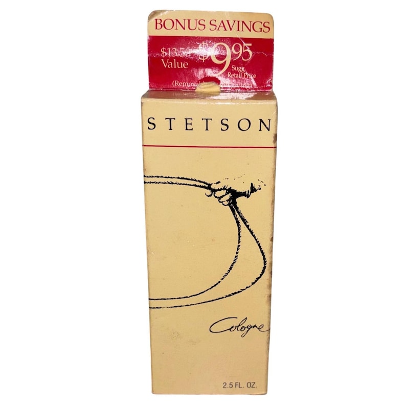Stetson Cologne for Men 2.5 fl oz Eau de Toilette Spray Original Vintage Bottle image 1