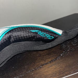 Top Flite Aero | Driver Golf Club Headcover | Black White Teal | Knit Sock image 4