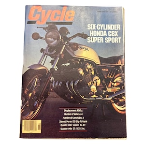 Cycle Magazine February 1978 Honda CBX Super Sport Yamaha YZ400E XS750E KL250