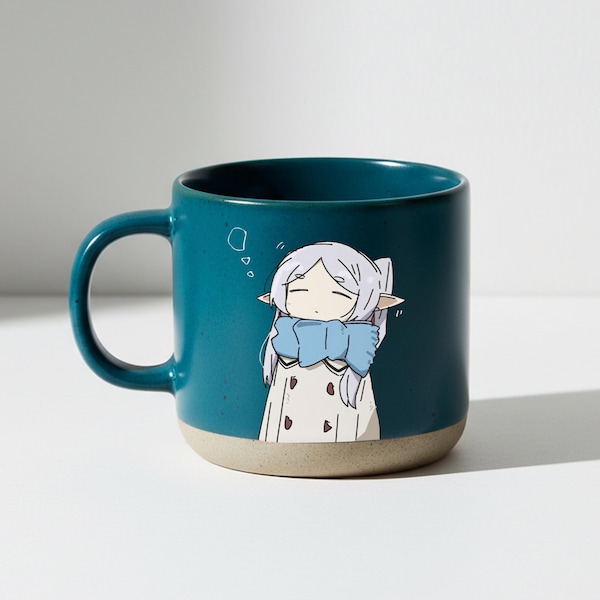 Frieren Mug, Anime Mug, Anime Gifts, Anime Merch, Frieren Coffee Mug, Cute Gift, Mug Anime, Birthday Gift, Anime Lovers, Birthday Gift Anime