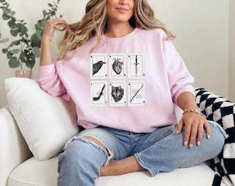 Six Of Crows Sweatshirt, Kaz Brekker Shirt, Crooked Kingdom, Book Lovers Shirt, Inej Ghafa, Six Of CrowsShirt Gift For Fans