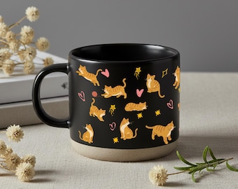 Funny Cute Orange Tabby Cat Mug Mugs Ginger Tabby Cats Crazy Cat Lady Cat Dad Mug Gift Orange Cat Mugs Orange Tabby Cat Gift for Mom