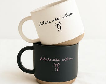 Future Mrs Mug – Engaged Mug, Bride to Be Gift, Custom Coffee Mug, Bridal Shower Gift, Engagement Gift Mug, Bride Mug