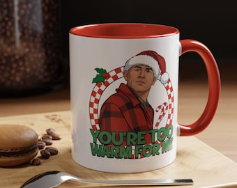 Charlie Hunnam som Ed Gein-mugg, Du är för varm för mig-mugg, Jag ska dricka-mugg, Charlie Hunnam-mugg för män och kvinnor, julklappar