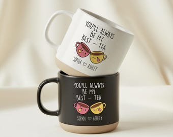 Personalized Bestie Mug, Best Friend Mug, Gift For Bestie, My Best-Tea Forever Mug, Best Friend Birthday Gifts, Friendship Mug, Xmas Gifts