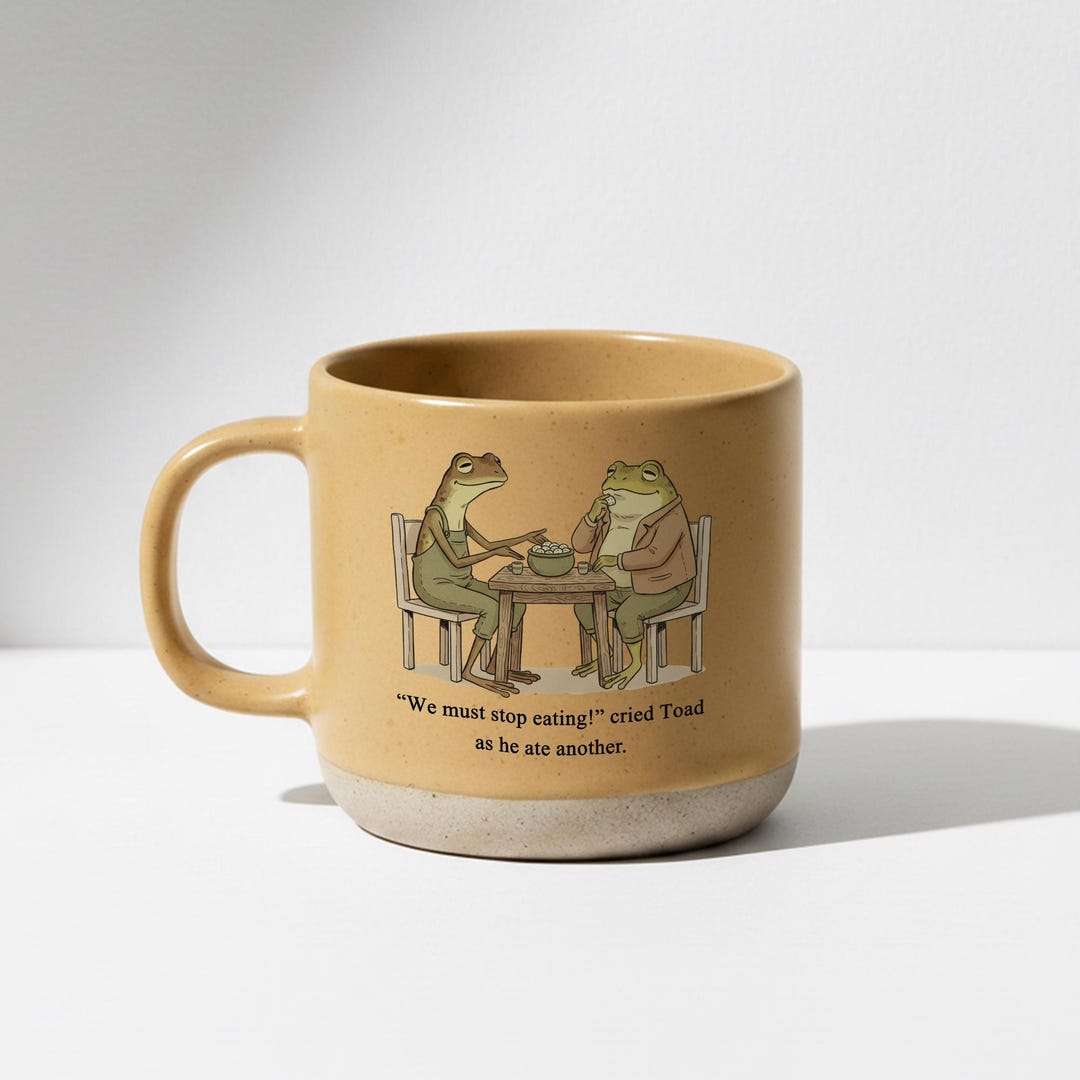 Toad Mug Frog Mug Frog and Toad Best Friends Fairycore/goblincore Mug ...