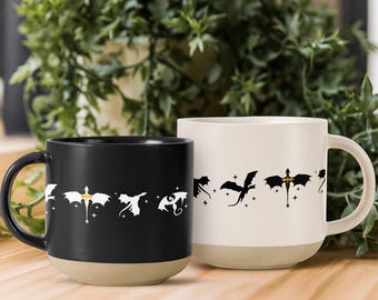 Vierde vleugel mok leesgrage draak mok romantiek mok voor Xaden Riorson fans BookTok mok cadeau voor vrouw leuke leesgrage mok boekenliefhebber cadeau