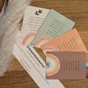 Mindfulness cards ADHD children