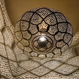 Moroccan Brass Pendant Light, Moroccan Light Fixtures, Pendant Lighting, Simple Moroccan pendant lamp