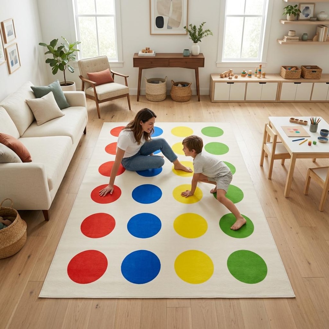 Child Game Rug Twister Game Rug Kids Activity Mat With Soft Surface Option - Etsy France