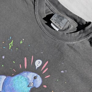 Pigeon Tee - unisex Comfort Colours t-shirt image 6