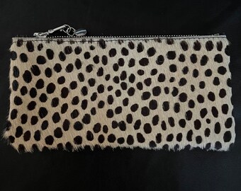 Leather (hair) Makeup Pouch