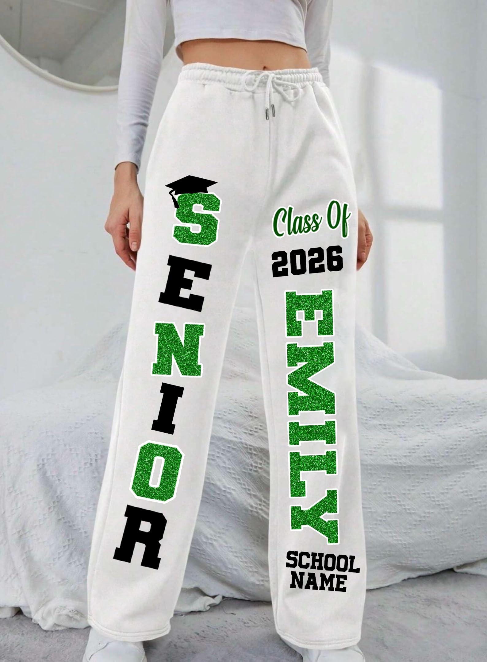 Custom Senior 2026 Pants, Senior Sweatpants Class of 2026, 2026 